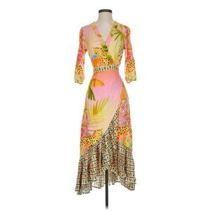 Farm Rio Wrap Dress - Fruit Salad Ruffle Dress